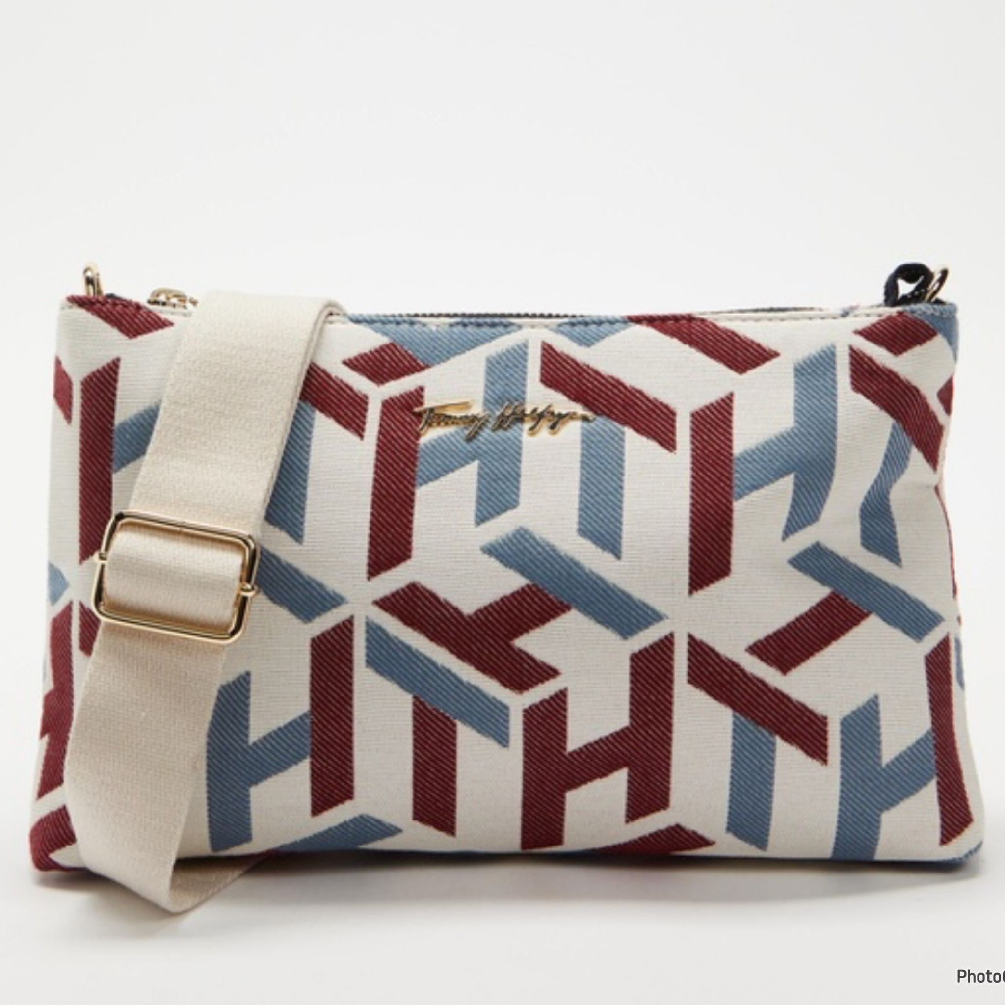 Tommy Hilfiger City Flat Pouch/Crossbody - Multi - AW0AW13831