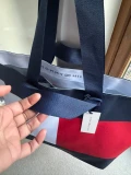 Tommy Hilfiger Tote - Red/white/navy - H37 x W57 x D10cm