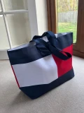 Tommy Hilfiger Tote - Red/white/navy - H37 x W57 x D10cm
