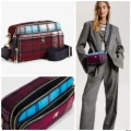 TOMMY HILFIGER ICONIC CAMERA CHECK CROSSBODY - MULTI - 21 X 13 X 6 CM