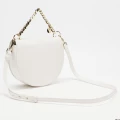 Tommy Hilfiger TH Chic Saddle Bag - Weathered White - 21 x 18 x 5.5 cm