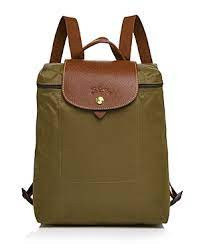 Longchamp discount khaki backpack