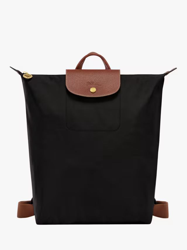 Longchamp Li Pliage Backpack - Black - 10284089001 / Medium