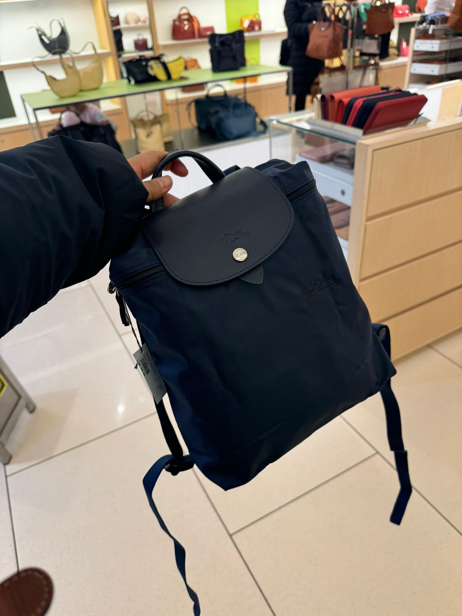 Longchamp Li Pliage Backpack - Navy - L1699919P68