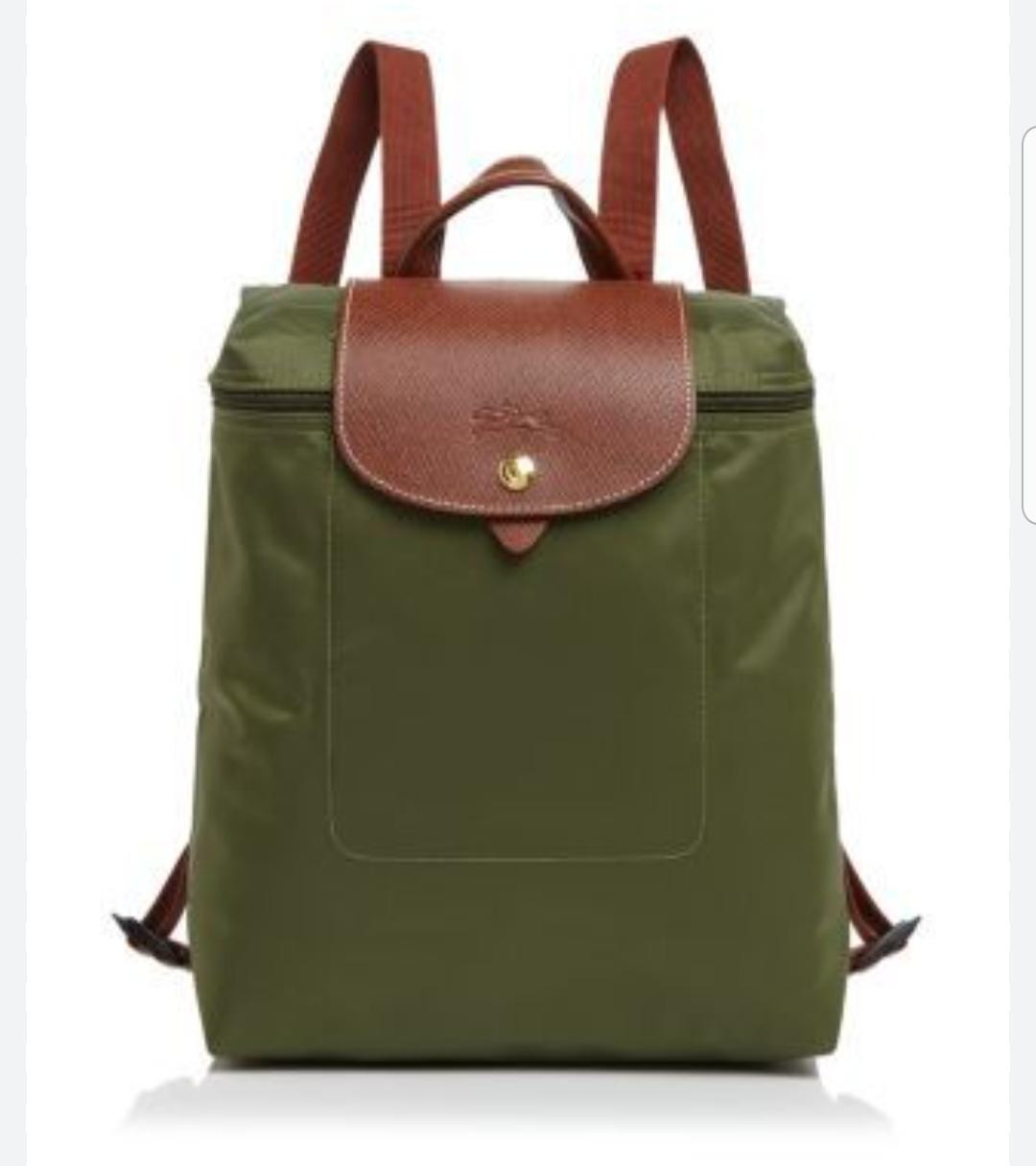 Longchamp Li Pliage Backpack - Dark Green - 1699089C94