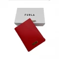 FURLA CLASSIC PASSPORT HOLDER WITH ZIP 1066077 - KISS/ RED - ONE SIZE