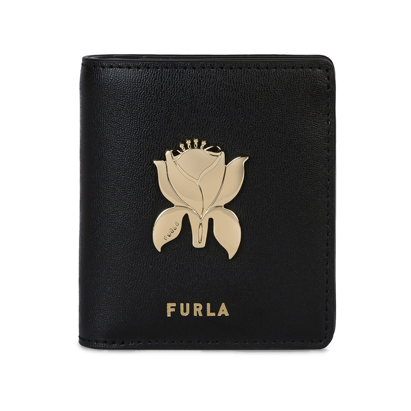 Furla Tuberosa Compact Wallet - Nero / Black - Small