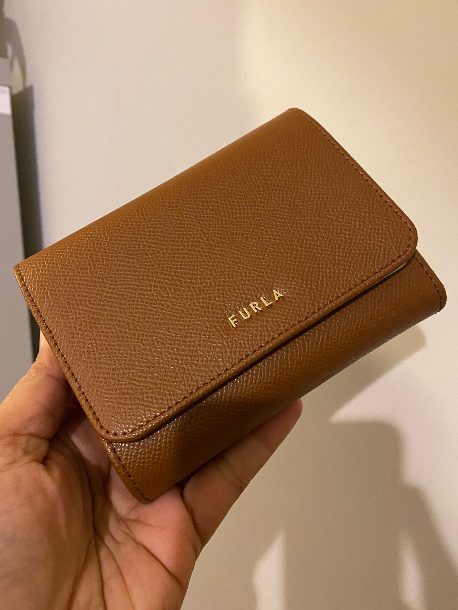 Furla Classic Purse - Cognac - Medium / Tri Fold