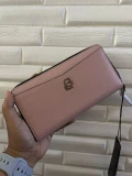 KARL LAGERFELD K/PEBBLE WALLET - POWDER PINK - LARGE 21UW3203