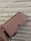 KARL LAGERFELD K/PEBBLE WALLET - POWDER PINK - LARGE 21UW3203