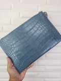 Longchamp Croco Wrislet - Blue - L2042924323 / 20 x 30 cm