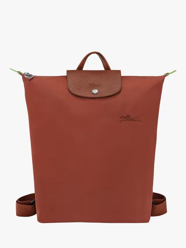 Longchamp Li Pliage Club Backpack - Chesnut - Medium