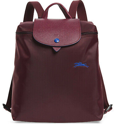 Plum longchamp outlet bag