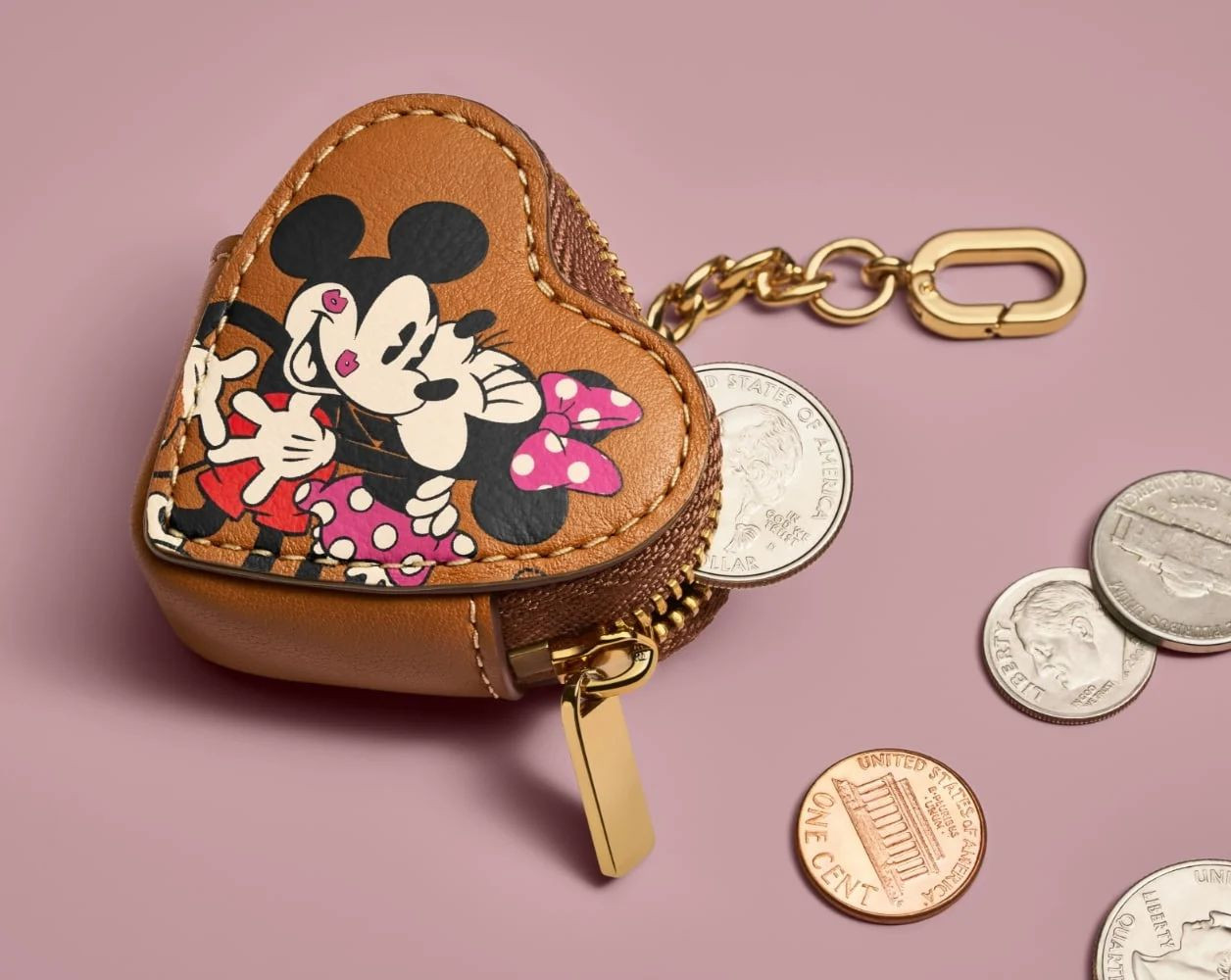 Fossil Disney Coins Purse/ Key Ring - SLG1615216PH - One Size