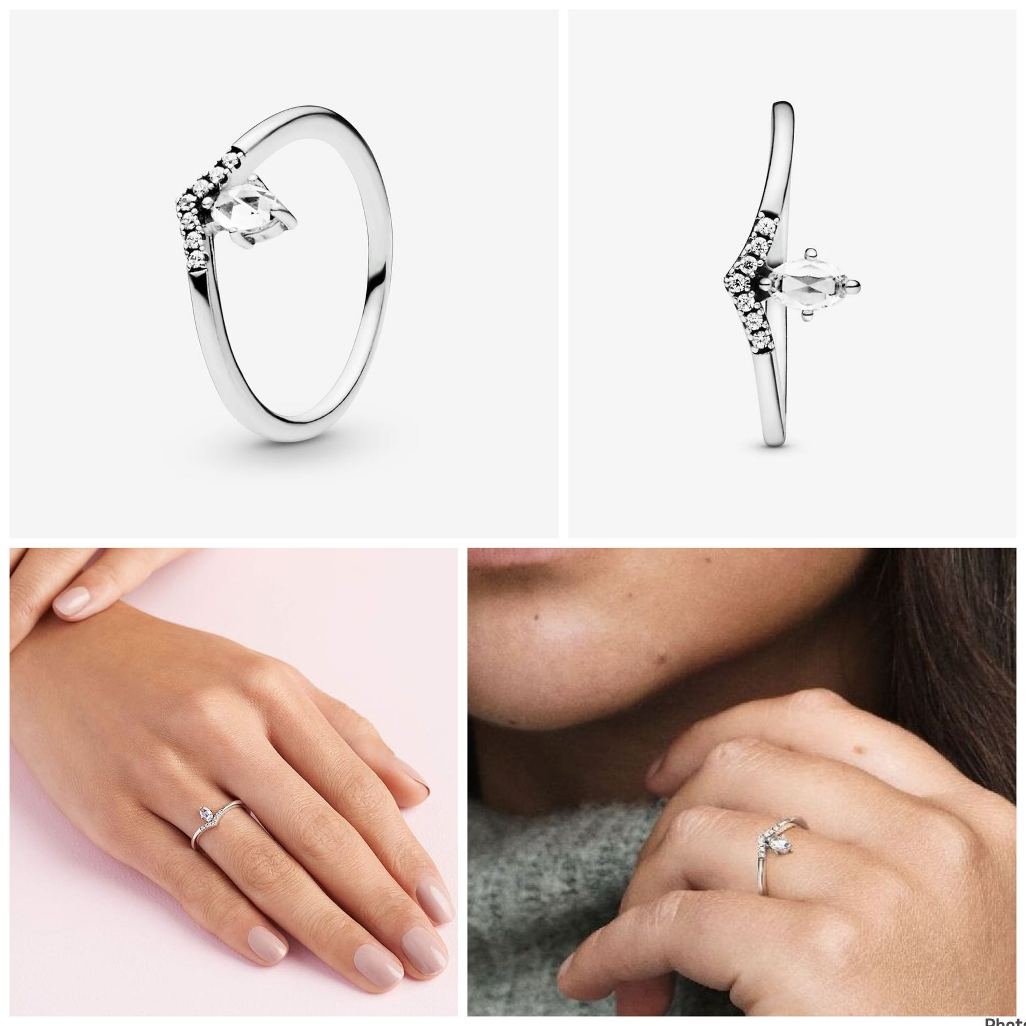 Pandora Ring - Classic Wishbone - Size 54