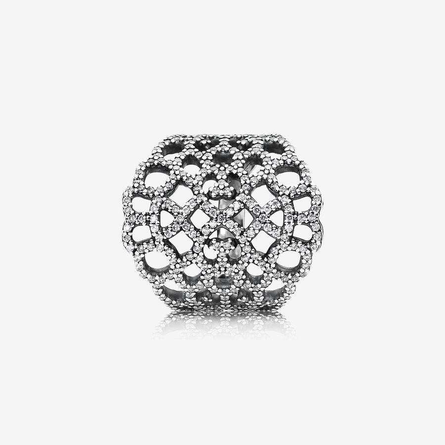 Pandora Ring - Shimmering Lace silver - Size 50