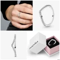 PANDORA RING - SPARKLING WISHBONE - SIZE 54