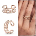 PANDORA ME VIBES OPEN RING - 181986C00/ROSEGOLD - SIZE 54