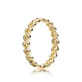 Pandora Ring - Band of Hearts Gold - Size 54