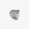 Pandora Ring - Shimmering Lace silver - Size 50