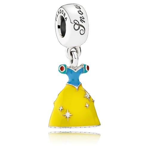 Pandora Charm - Snow White's Yellow Dress - One Size