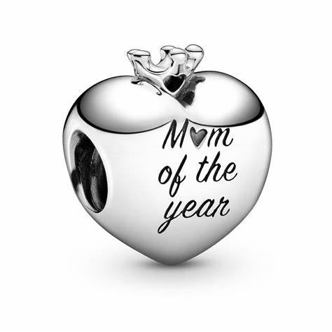 Pandora Charm - Mum Of The Year Heart Charm 798823C00 - One Size