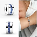 Pandora Clip - Blue Sparkle - 791972C01