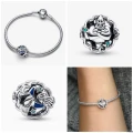 PANDORA CHARM - DISNEY ALADDIN, PRINCESS JASMINE & GENIE GLOW IN THE DARK - 792349C01