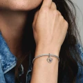 Pandora Charm - September Birthstone Heart Dangle - 798854C12