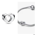 PANDORA CHARM - RADIANT OPEN HEART - 792492C00