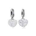 PANDORA CHARM - DAUGHTER & MOTHER IN LAW SPLIT DANGLE - ONE SIZE 799321C01