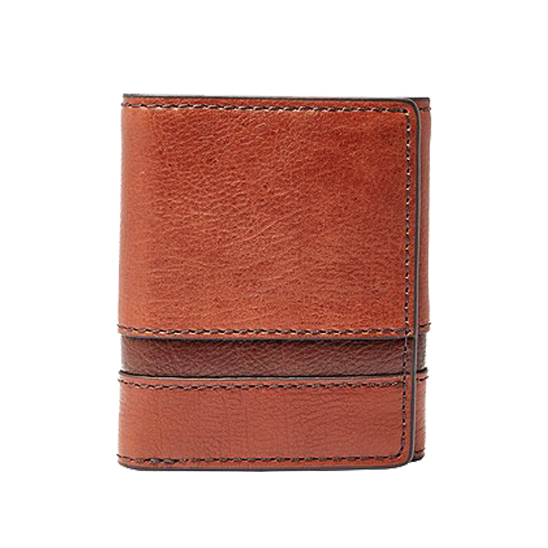 FOSSIL MEN WALLET - BROWN MULTI - SML1436914