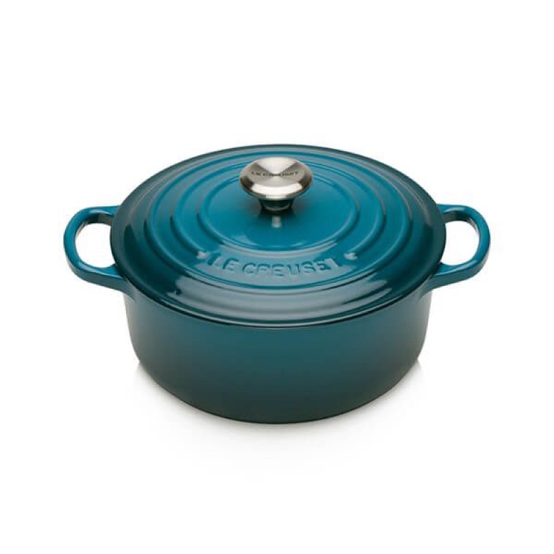 Deep Round Casserole Teal 26cm, Le Creuset Round French Oven 26cm