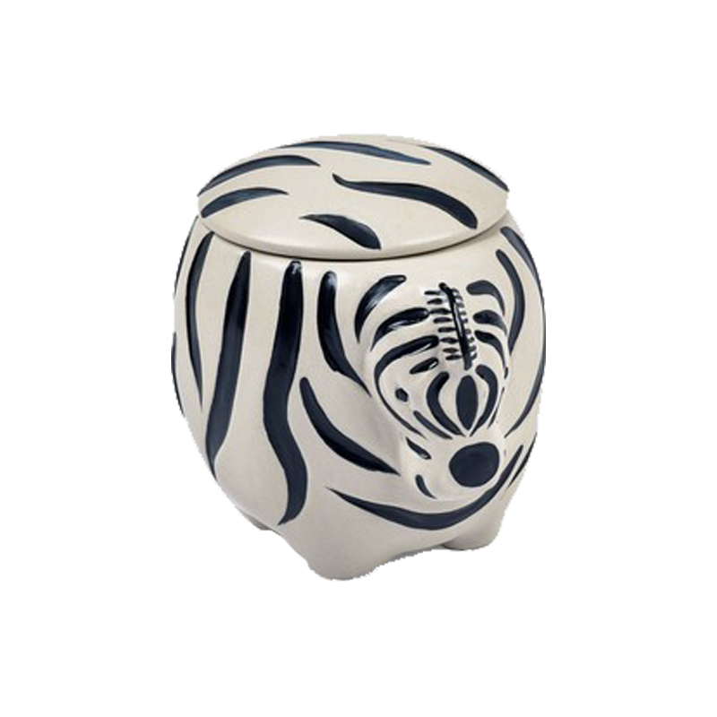 NEXT HOME PEPPER STORAGE JAR - ZEBRA - ONE SIZE