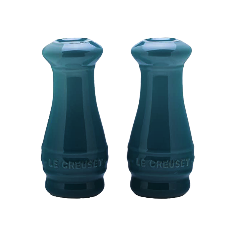 LE CREUSET SALT & PEPPER SHAKERS - CARIBBEAN - One Size