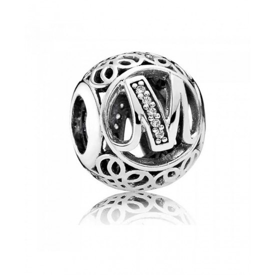 Pandora Alphabet Charm - Alphabet M - One Size