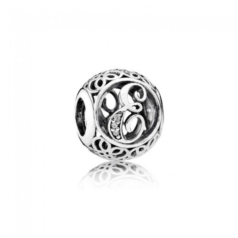 Pandora Alphabet Charm - Alphabet E - One Size