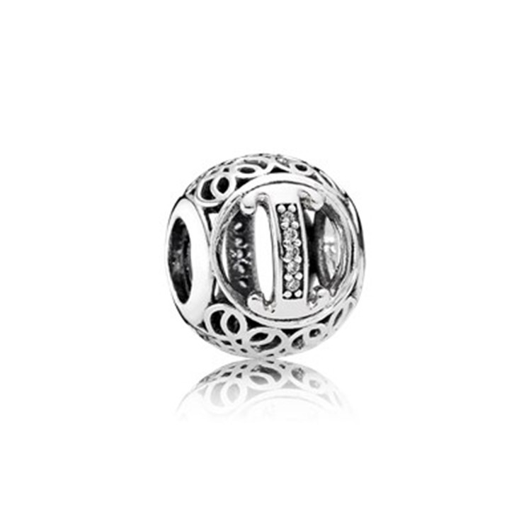 Pandora Alphabet Charm - Alphabet I - One Size