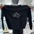 Karl Lagerfeld K/kocktail Epaulette Sweatshirt - Black - 23WW1841 / Size L