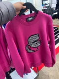 Karl Lagerfeld Boucle Sweatshirt - Fuchsia - 23WW1822 / Size M