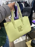 Karl Lagerfeld K/Karl Block Logo Tote - Daiquiri Green - 23UW3023 / 35 X 25 X 14 CM