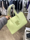 Karl Lagerfeld K/Karl Block Logo Tote - Daiquiri Green - 23UW3023 / 35 X 25 X 14 CM