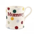 Emma Bridgewater Mug Seconds - Polka Dot Mummy - Small 1/2 Pint