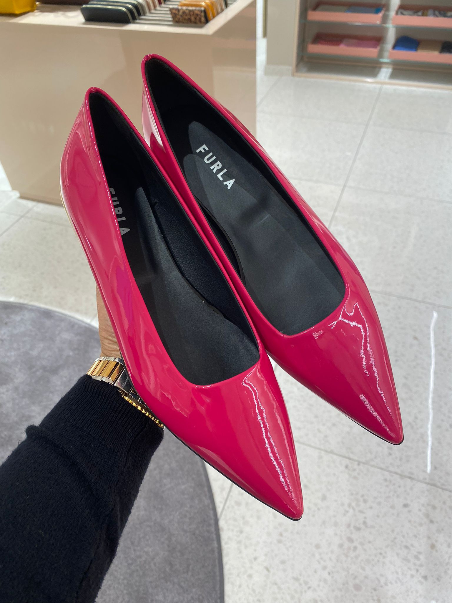 Furla Code Ballerina Shoe - Bubble - Eur 38/UK5