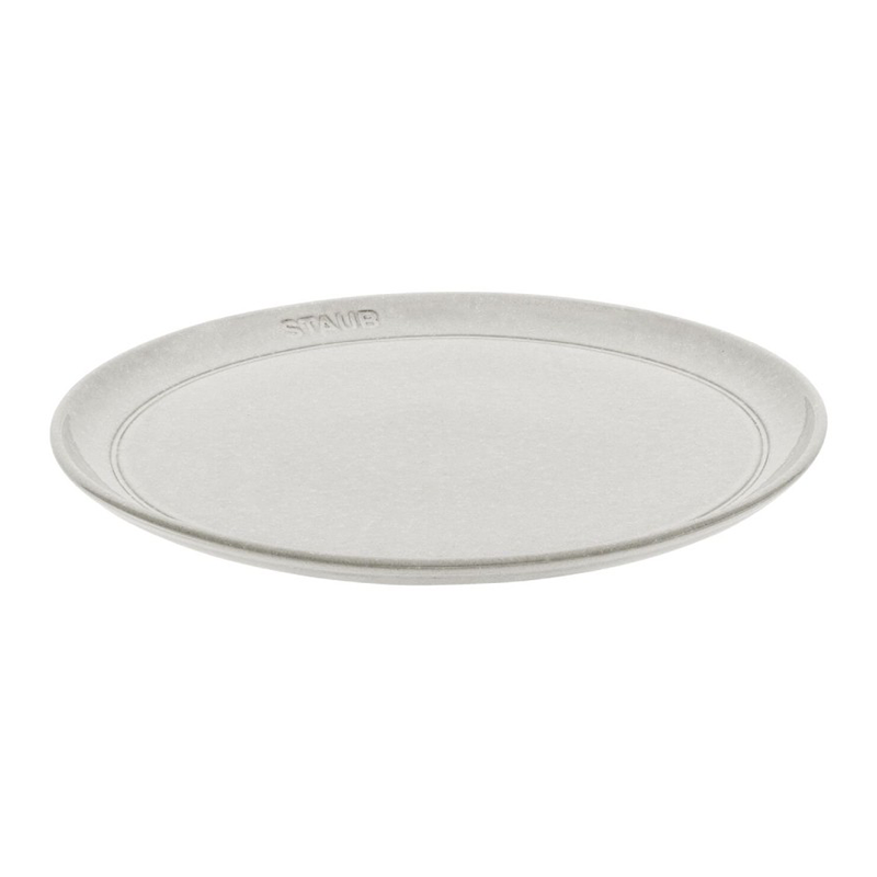 STAUB DINNER PLATE - WHITE TRUFFLE - 26CM