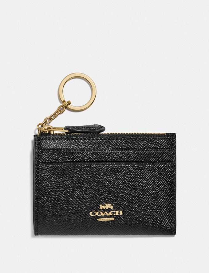 Coach Card Holder/Coin Purse - Black - One Size/F88250