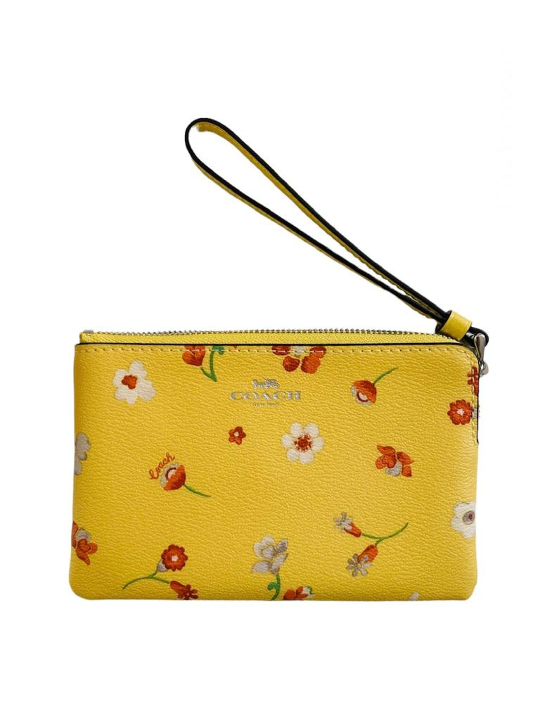 Coach Wrislet - Flower Yellow - One Size 16cm X 10cm X 2cm