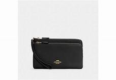 Coach Wrislet - IM Black - Double Zip One Size