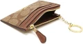 Coach Card Holder/Coin Purse/Keyring - IM/Khaki/Saddle2 - One Size