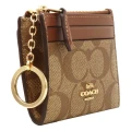 Coach Card Holder/Coin Purse/Keyring - IM/Khaki/Saddle2 - One Size